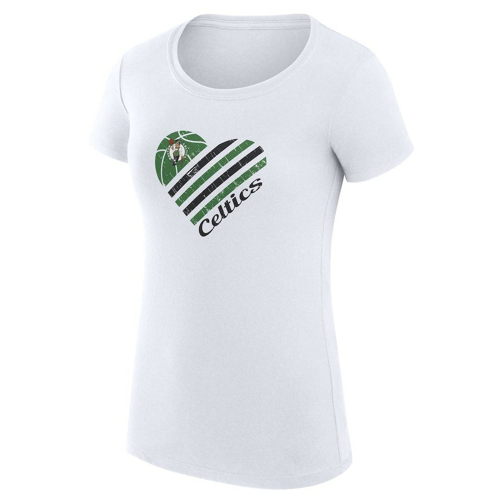 Boston Celtics G-III 4Her by Carl Banks Women's Super-Slim Fit Lightweight Heart T-Shirt Online