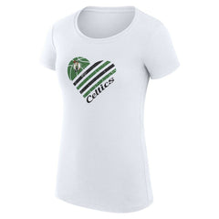 Boston Celtics G-III 4Her by Carl Banks Women's Super-Slim Fit Lightweight Heart T-Shirt Online