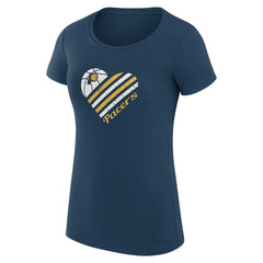 Indiana Pacers G-III 4Her by Carl Banks Women's Super-Slim Fit Lightweight Heart T-Shirt Discount