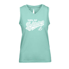 Tampa Bay Lightning Levelwear Women's Paisley Sweep V-Neck Tank Top Sale