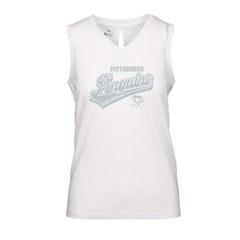 Pittsburgh Penguins Levelwear Women's Paisley Sweep V-Neck Tank Top Discount