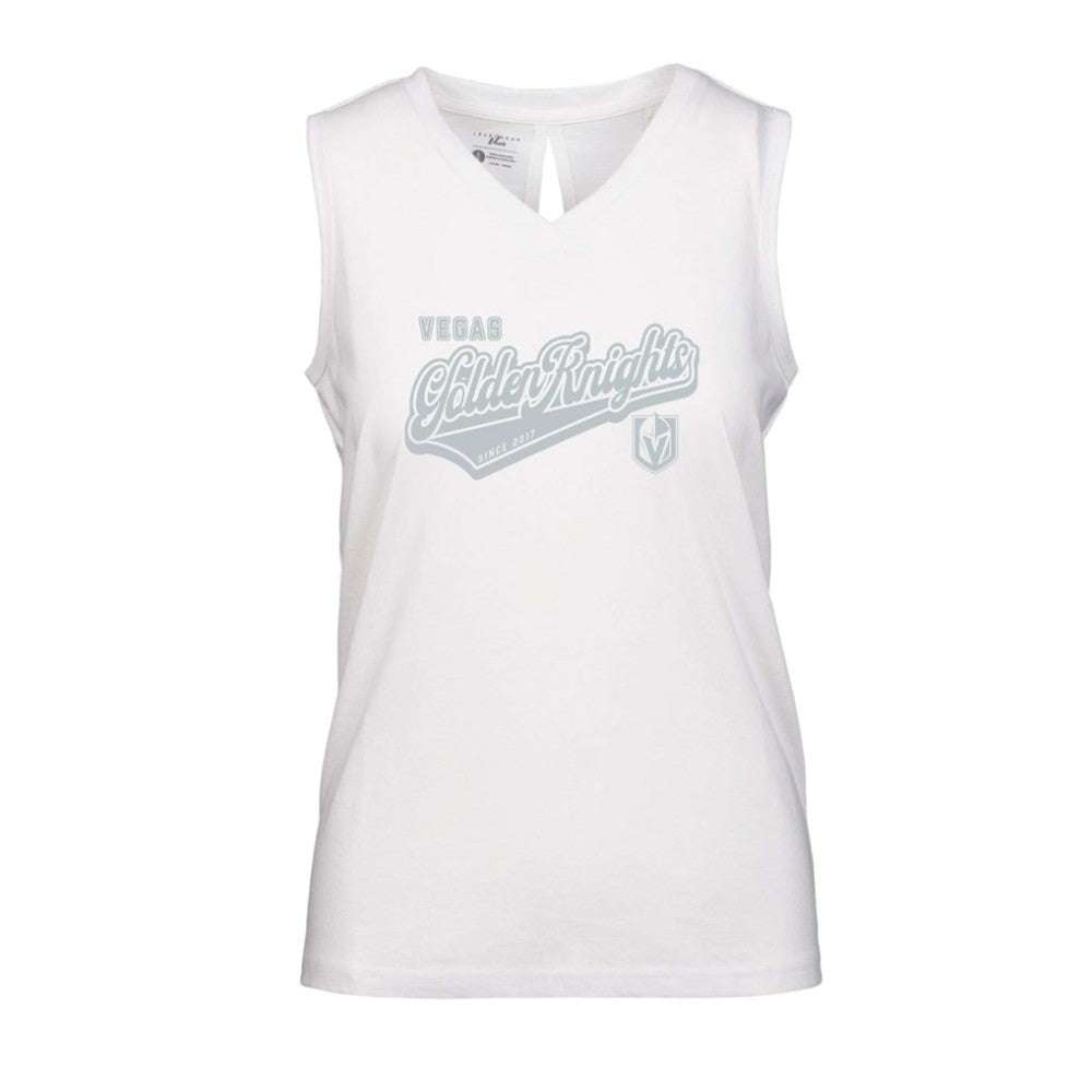 Vegas Golden Knights Levelwear Women's Paisley Sweep V-Neck Tank Top Discount