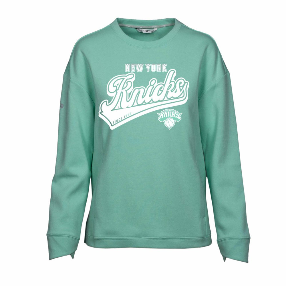 New York Knicks Levelwear Women's Fiona Sweep Pullover Sweatshirt Online
