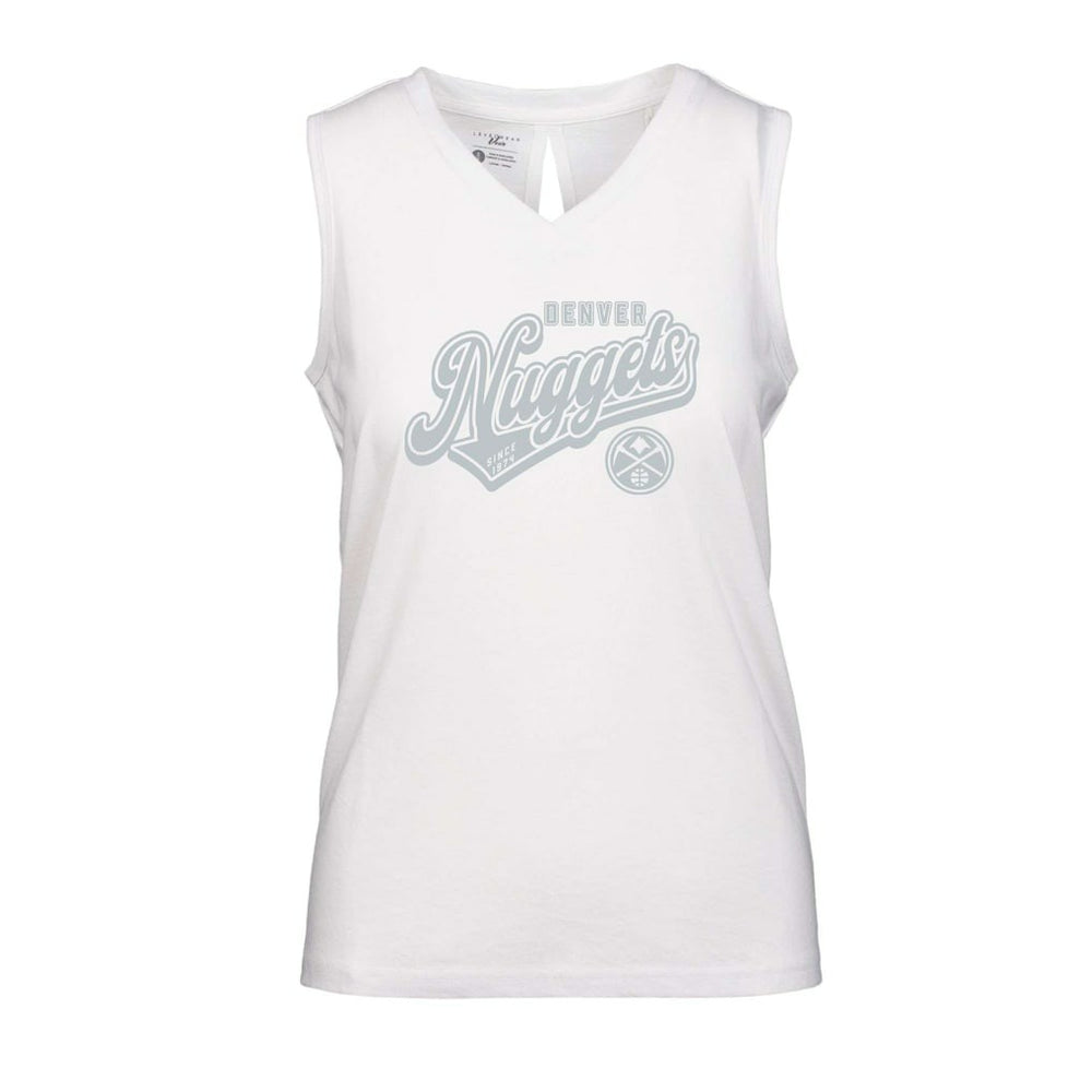 Denver Nuggets Levelwear Women's Paisley Sweep V-Neck Tank Top sale On Sale