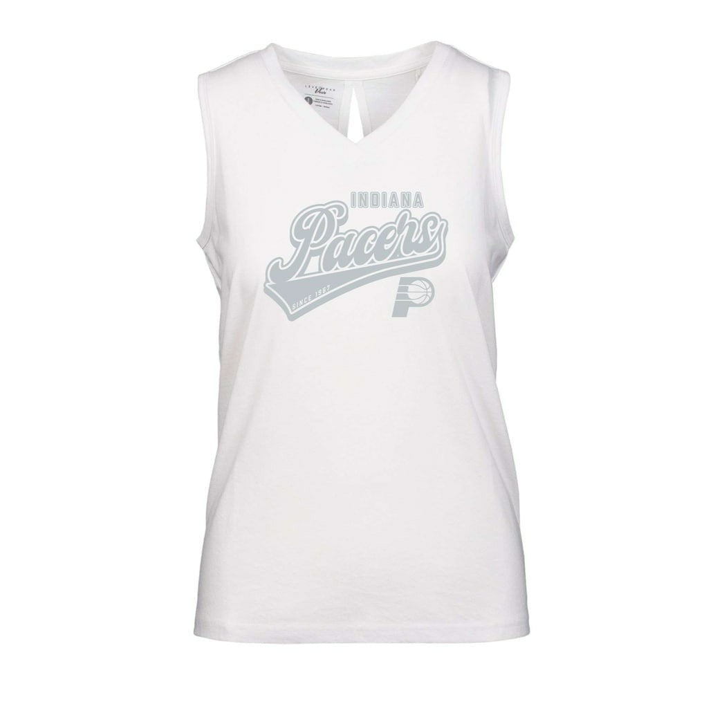 Indiana Pacers Levelwear Women's Paisley Sweep V-Neck Tank Top Discount