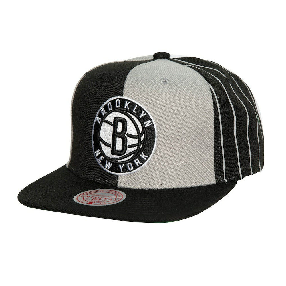 Brooklyn Nets What The Pinstripe Snapback Hat For Sale