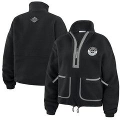 Los Angeles Kings WEAR by Erin Andrews Women's Polar Fleece Half-Zip Jacket Online