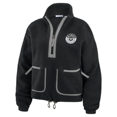 Los Angeles Kings WEAR by Erin Andrews Women's Polar Fleece Half-Zip Jacket Online