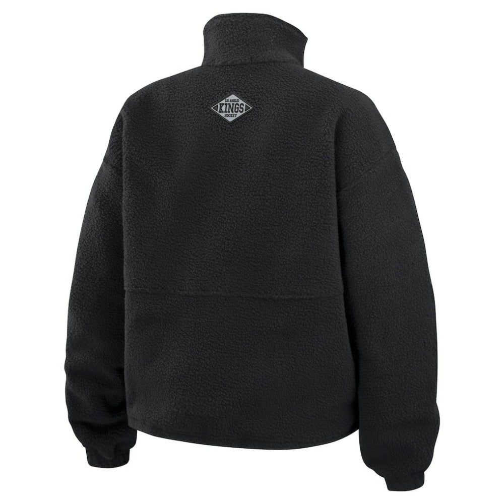Los Angeles Kings WEAR by Erin Andrews Women's Polar Fleece Half-Zip Jacket Online