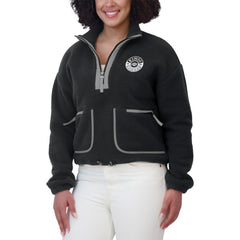 Los Angeles Kings WEAR by Erin Andrews Women's Polar Fleece Half-Zip Jacket Online