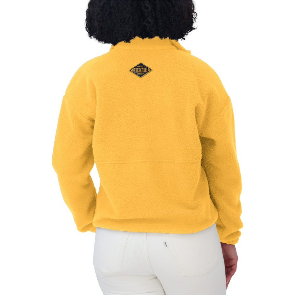 Nashville Predators WEAR by Erin Andrews Women's Polar Fleece Half-Zip Jacket For Sale