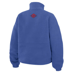 New York Rangers WEAR by Erin Andrews Women's Polar Fleece Half-Zip Jacket Discount