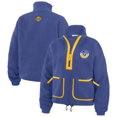 St. Louis Blues WEAR by Erin Andrews Women's Polar Fleece Half-Zip Jacket Online