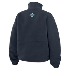 Seattle Kraken WEAR by Erin Andrews Women's Polar Fleece Half-Zip Jacket On Sale