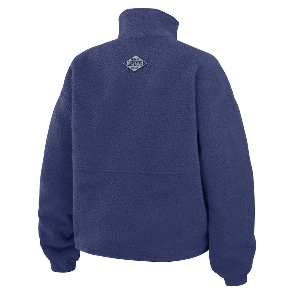 Tampa Bay Lightning WEAR by Erin Andrews Women's Polar Fleece Half-Zip Jacket Sale