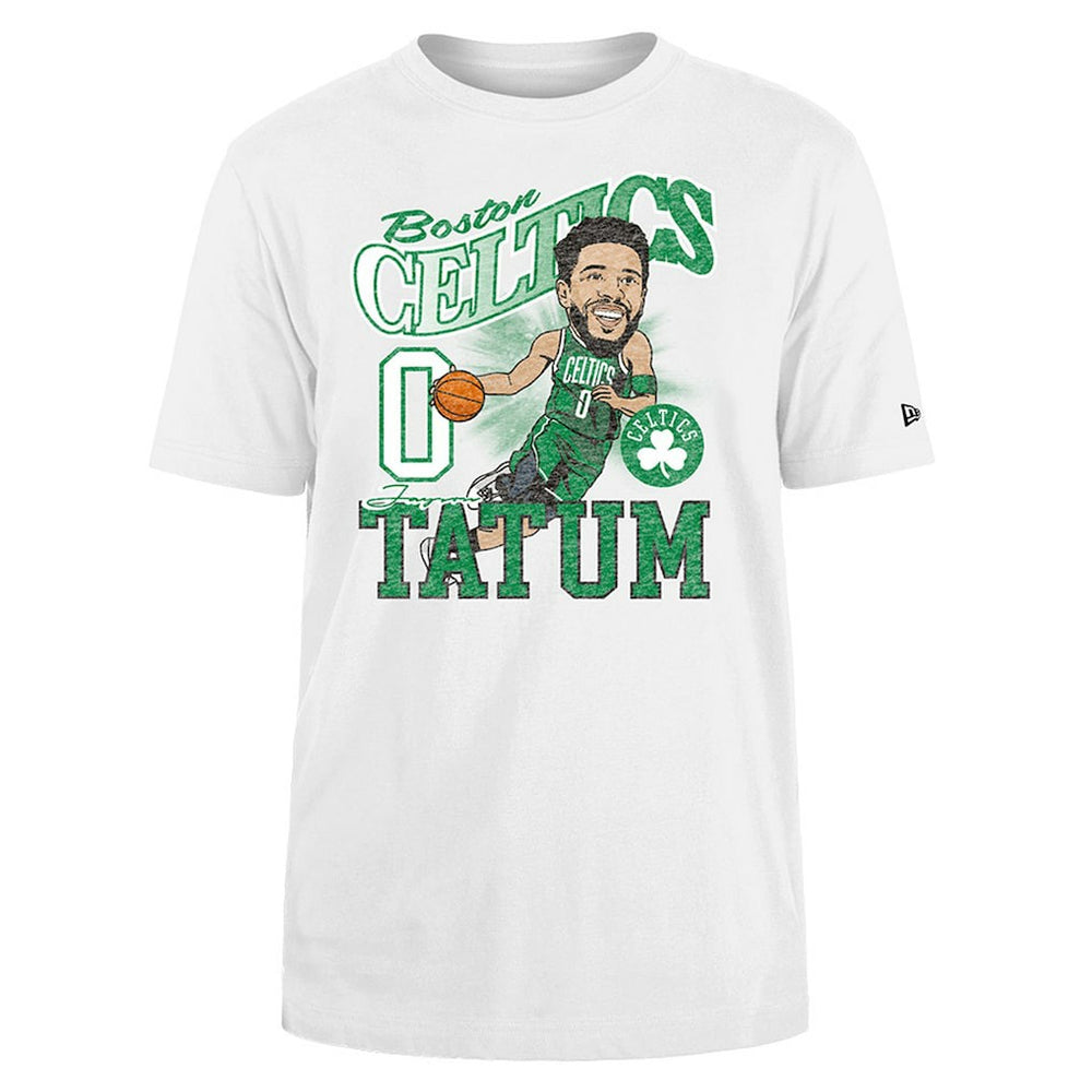 Jayson Tatum Boston Celtics Caricature Player T-Shirt Discount