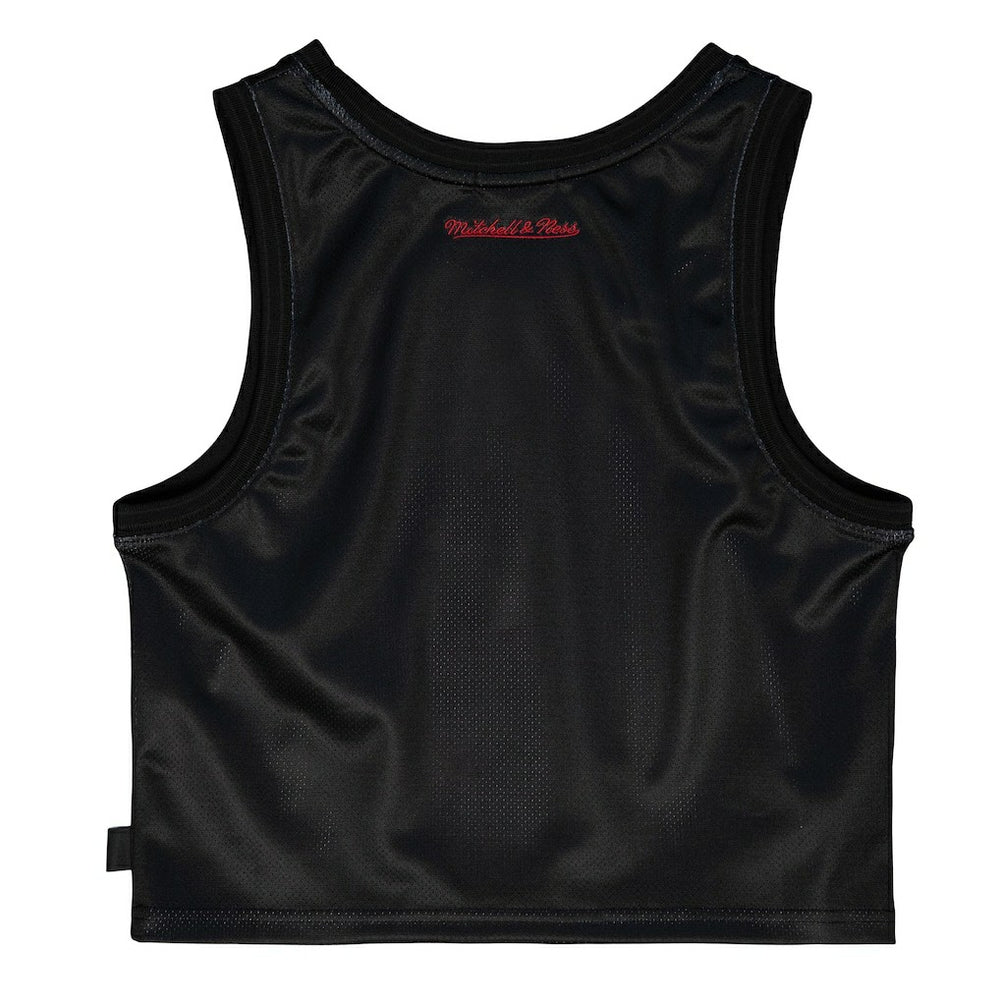 Chicago Bulls Women's Hardwood Classics Big Face 4.0 Cropped Tank Top sale On Sale