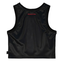 Chicago Bulls Women's Hardwood Classics Big Face 4.0 Cropped Tank Top sale On Sale