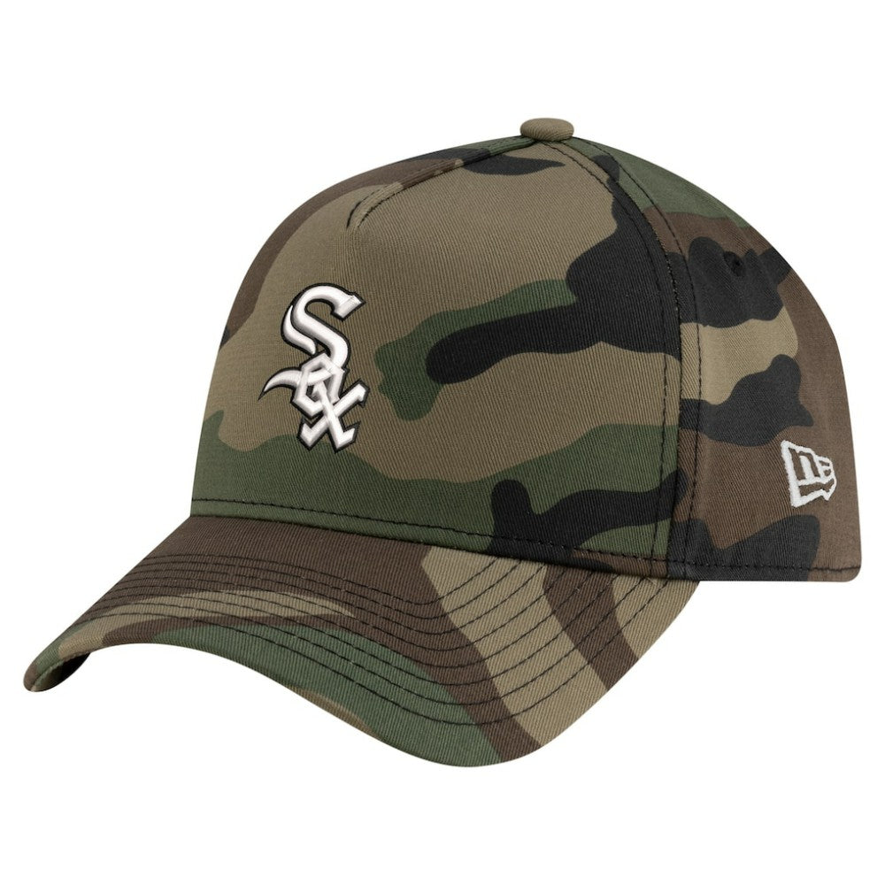 Chicago White Sox New Era Woodland Team Pop 9FORTY A-Frame Adjustable Hat | MLB Shop