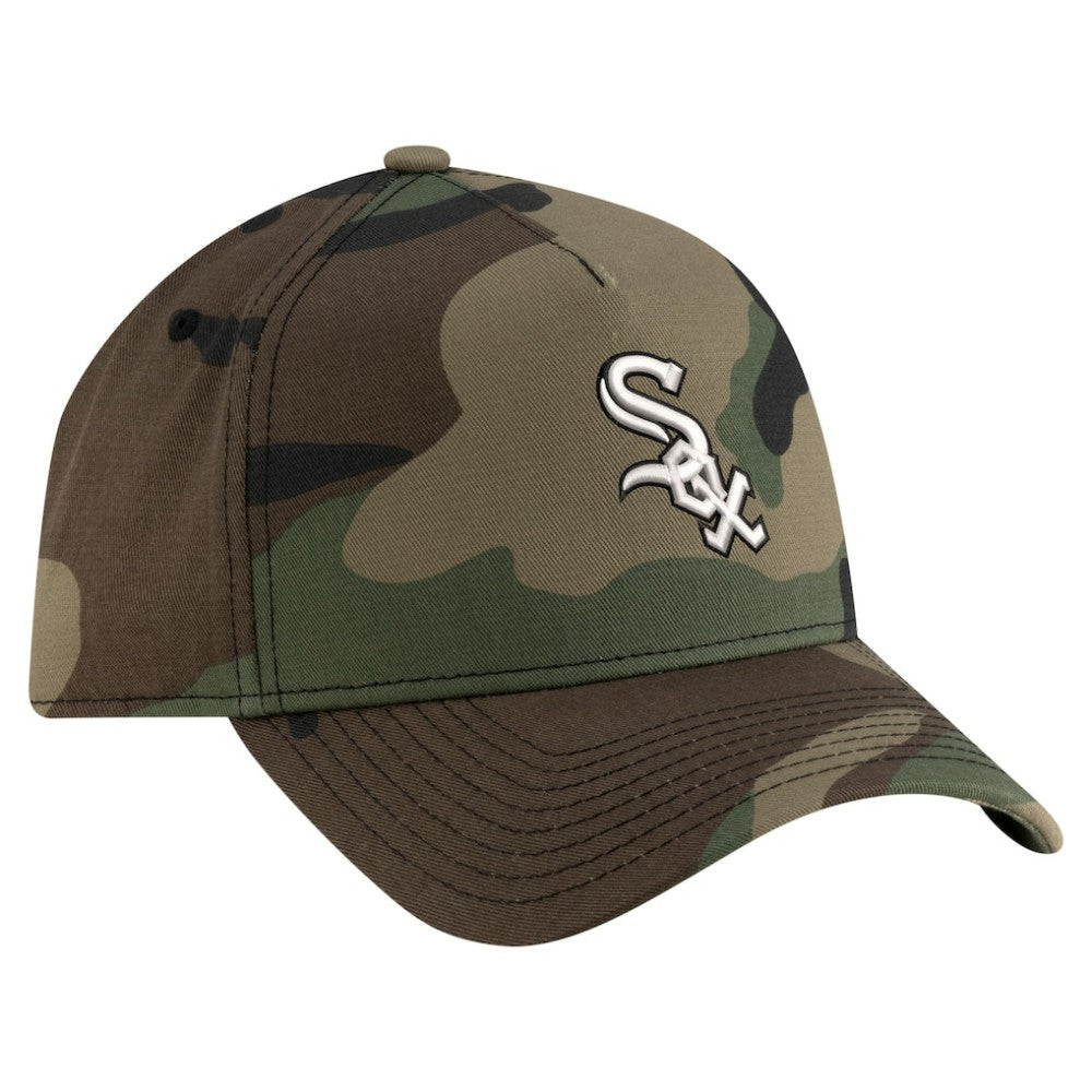 Chicago White Sox New Era Woodland Team Pop 9FORTY A-Frame Adjustable Hat | MLB Shop