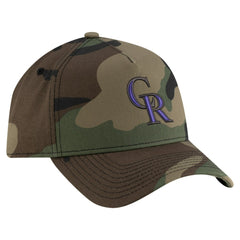 Colorado Rockies New Era Woodland Team Pop 9FORTY A-Frame Adjustable Hat | MLB Discount
