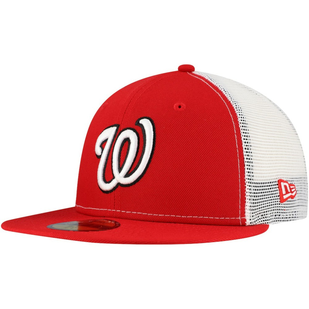 Washington Nationals New Era Team Color 59FIFTY Trucker Fitted Hat | MLB New