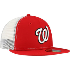 Washington Nationals New Era Team Color 59FIFTY Trucker Fitted Hat | MLB New
