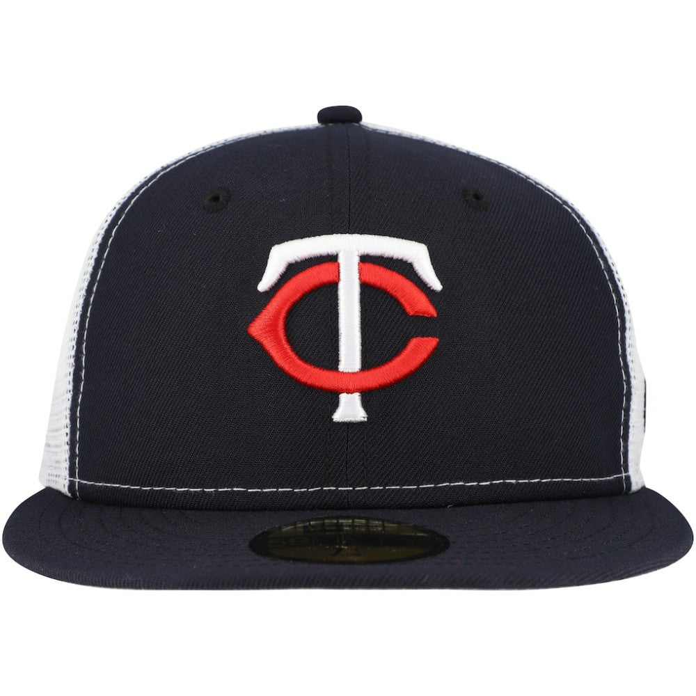 Minnesota Twins New Era Team Color 59FIFTY Trucker Fitted Hat | MLB On Sale