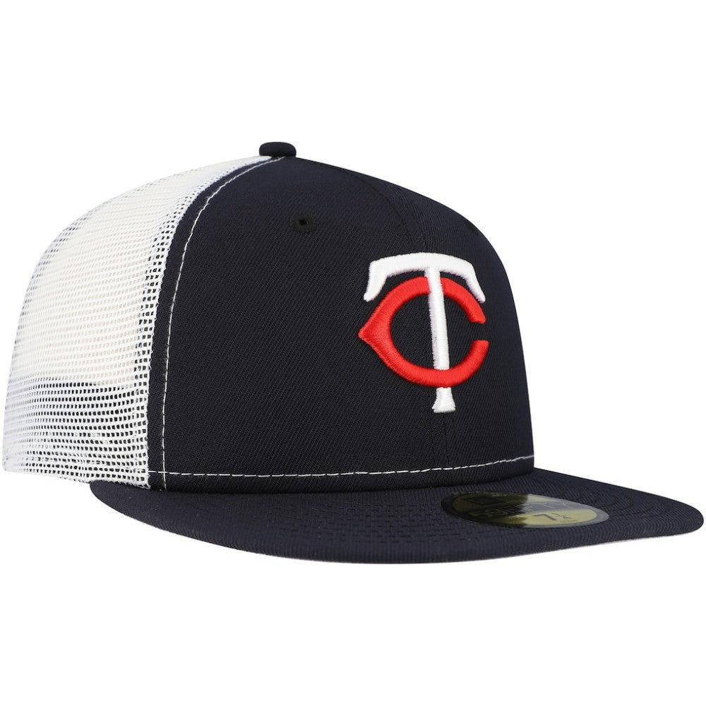 Minnesota Twins New Era Team Color 59FIFTY Trucker Fitted Hat | MLB On Sale