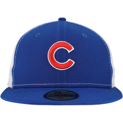 Chicago Cubs New Era Team Color 59FIFTY Trucker Fitted Hat | MLB Sale