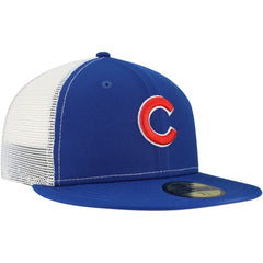 Chicago Cubs New Era Team Color 59FIFTY Trucker Fitted Hat | MLB Sale