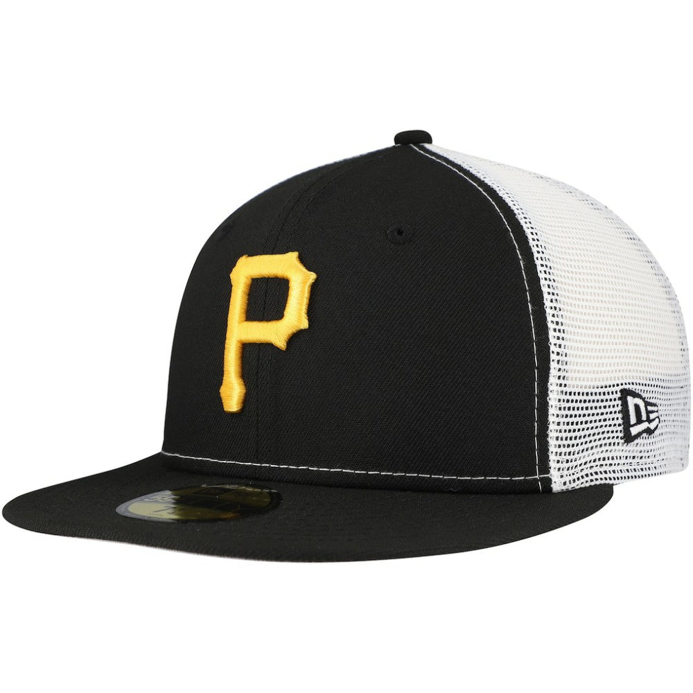 Pittsburgh Pirates New Era Team Color 59FIFTY Trucker Fitted Hat | MLB New