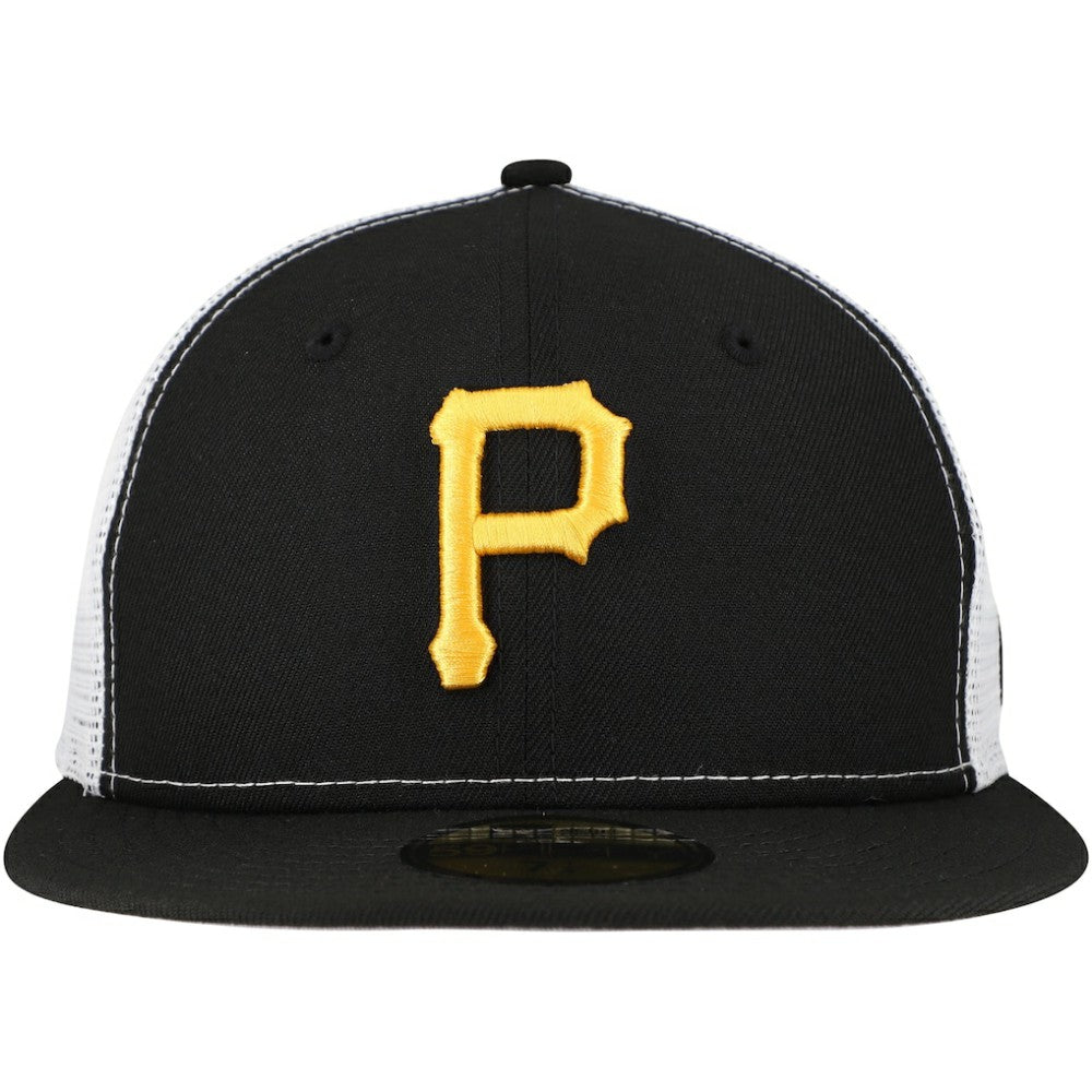 Pittsburgh Pirates New Era Team Color 59FIFTY Trucker Fitted Hat | MLB New