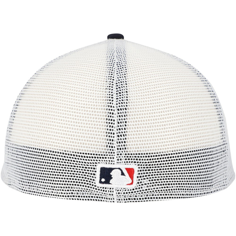 Cleveland Guardians New Era Team Color 59FIFTY Trucker Fitted Hat | MLB On Sale