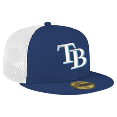Tampa Bay Rays New Era Team Color 59FIFTY Trucker Fitted Hat | MLB New