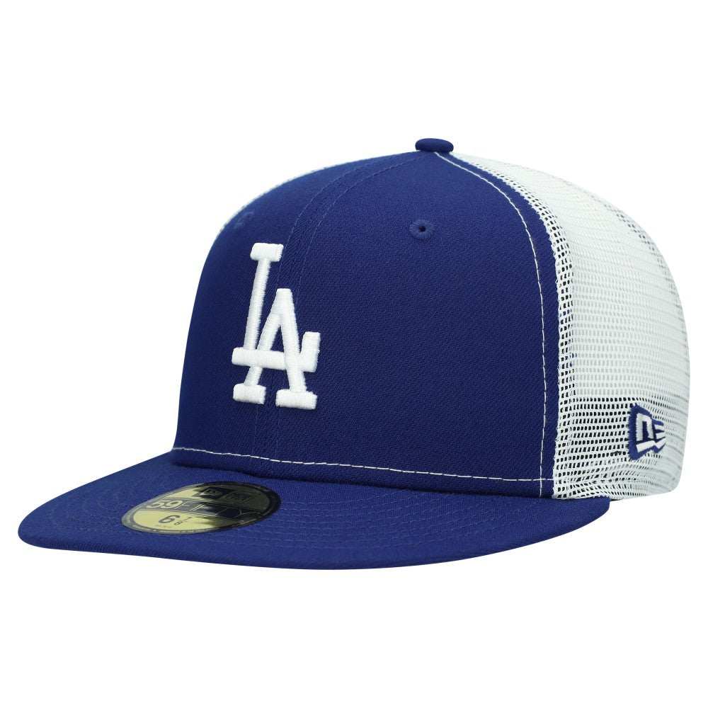 Los Angeles Dodgers New Era Team Color 59FIFTY Trucker Fitted Hat | MLB US