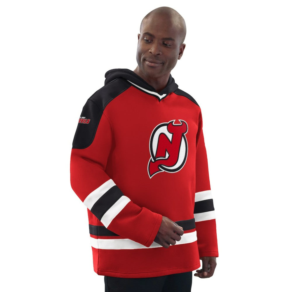 New Jersey Devils Starter Hockey Pullover Hoodie Sale