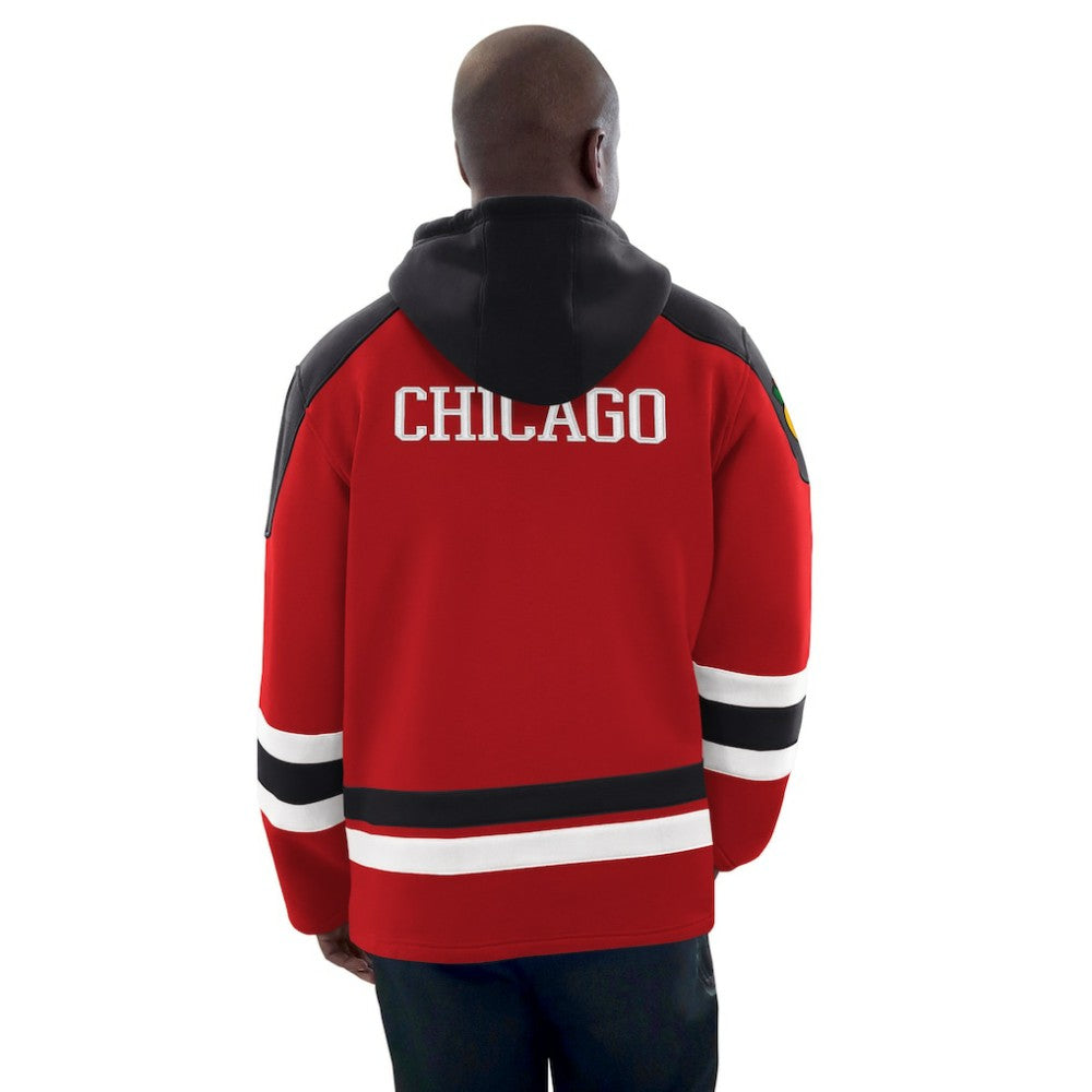 Chicago Blackhawks Starter Hockey Pullover Hoodie Discount