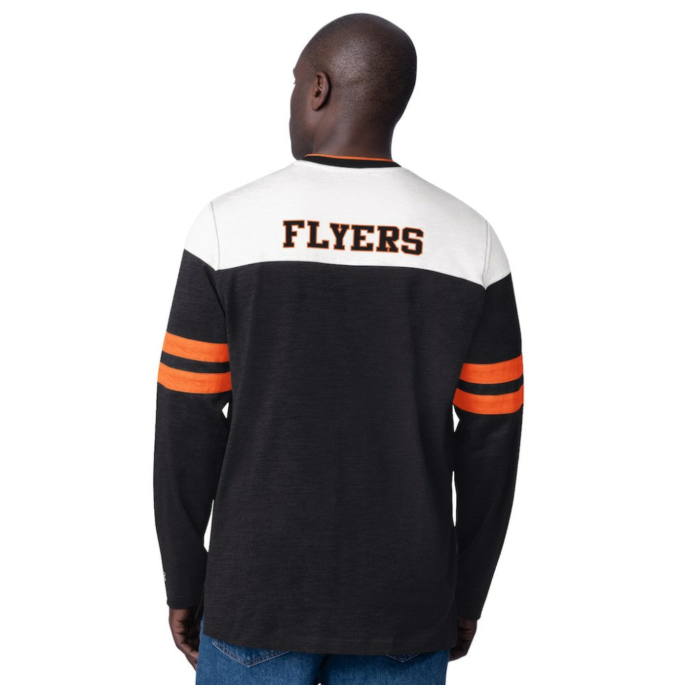 Philadelphia Flyers Starter Blitz Durene Long Sleeve T-Shirt Outlet