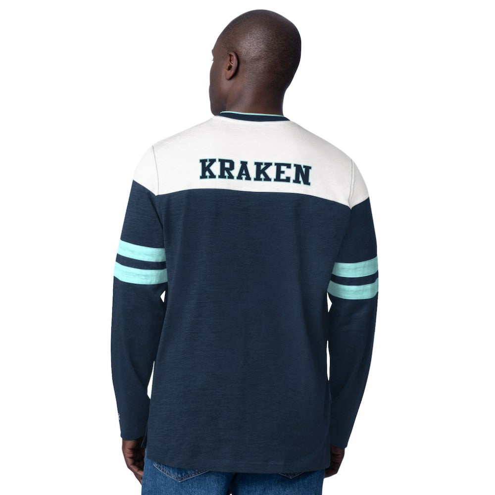 Seattle Kraken Starter Blitz Durene Long Sleeve T-Shirt Outlet