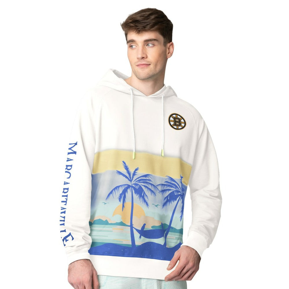 Boston Bruins Margaritaville Island Dream Peached Pullover Hoodie Online