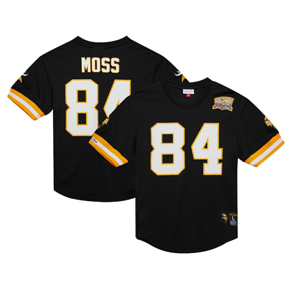 Minnesota Vikings Mitchell & Ness Randy Moss  Retired Player Name & Number Mesh Top