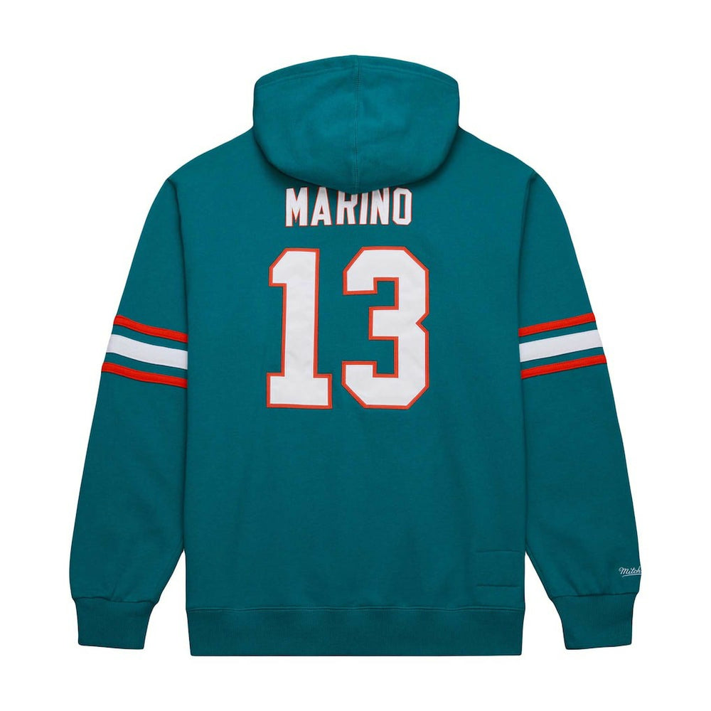 Miami Dolphins Mitchell & Ness Dan Marino  Retired Player Name & Number Pullover Hoodie