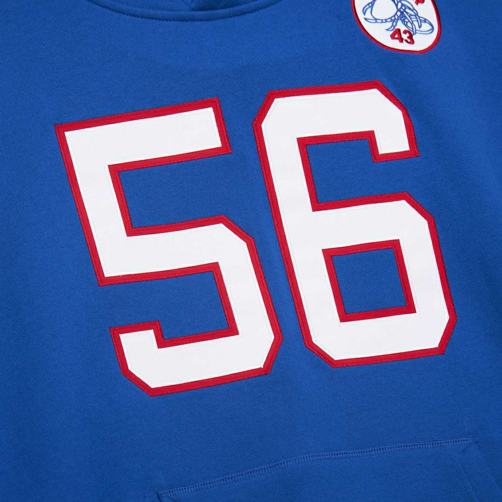 New York Giants Mitchell & Ness Lawrence Taylor  Retired Player Name & Number Pullover Hoodie