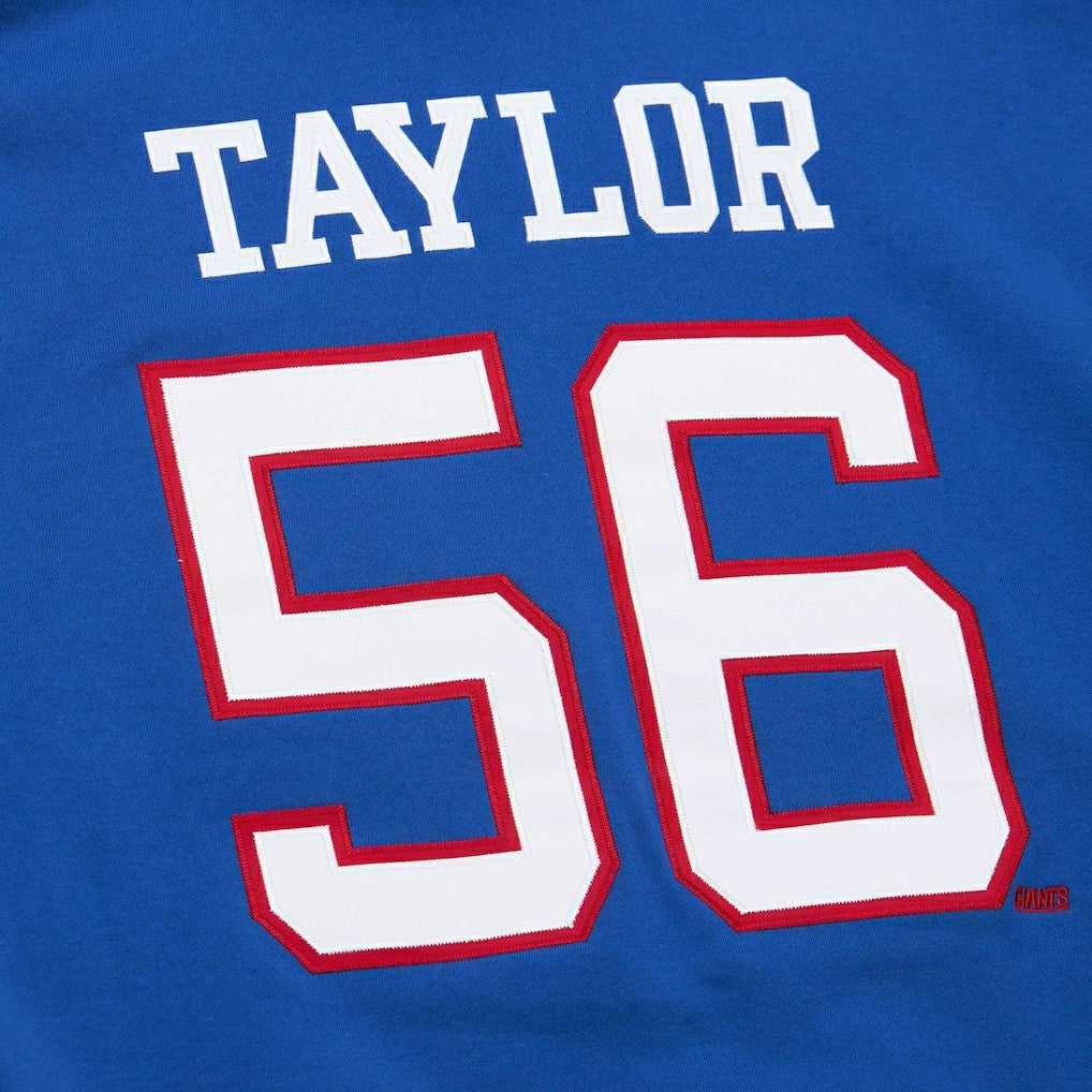 New York Giants Mitchell & Ness Lawrence Taylor  Retired Player Name & Number Pullover Hoodie