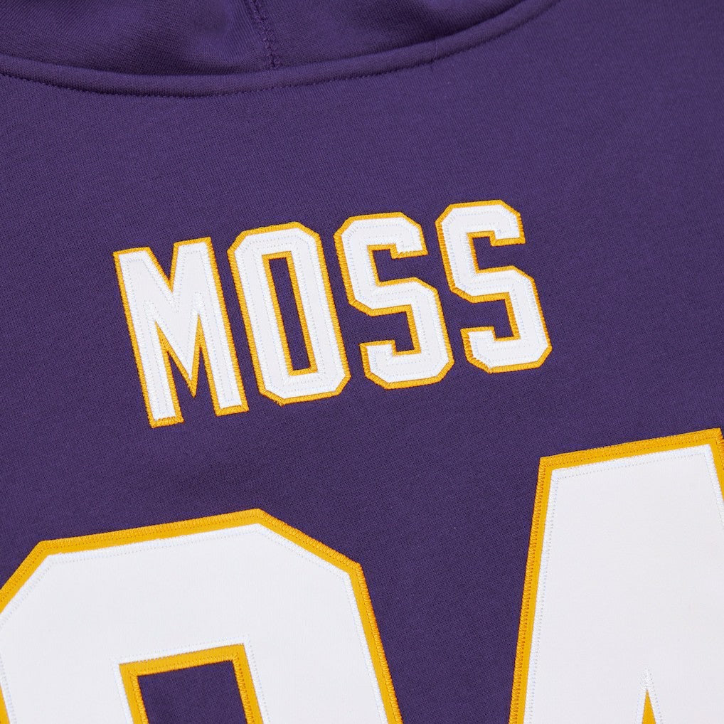 Minnesota Vikings Mitchell & Ness Randy Moss  Retired Player Name & Number Pullover Hoodie