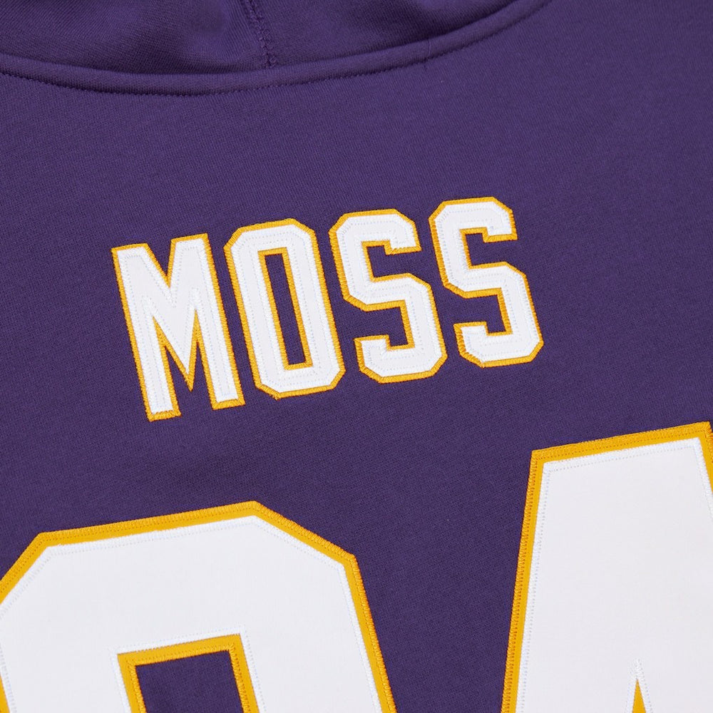 Minnesota Vikings Mitchell & Ness Randy Moss  Retired Player Name & Number Pullover Hoodie