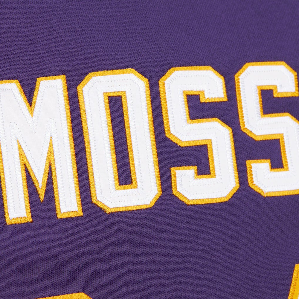 Minnesota Vikings Mitchell & Ness Randy Moss  Retired Player Name & Number Pullover Hoodie