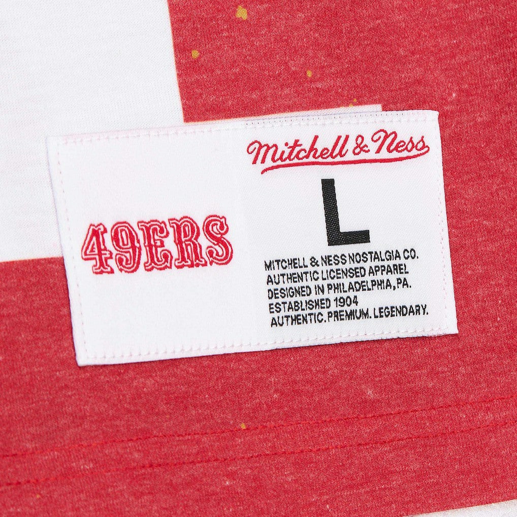 San Francisco 49ers Mitchell & Ness Jerry Rice  Burst Retired Player T-Shirt