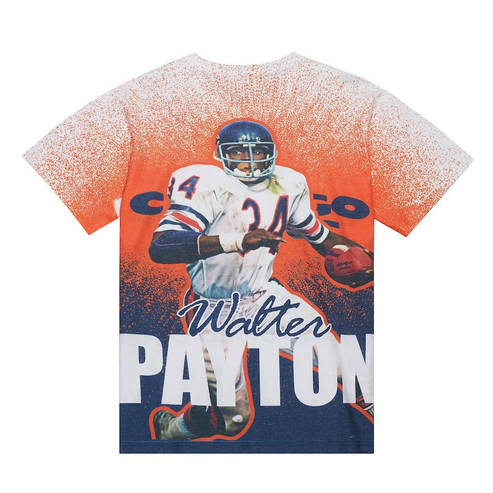 Chicago Bears Mitchell & Ness Walter Payton  Burst Retired Player T-Shirt